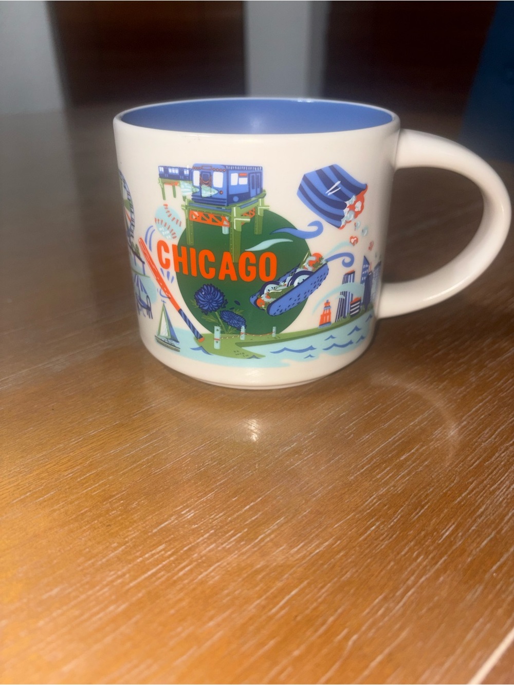 Starbucks Discovery Series Chicago Ceramic Coffee Mug with a 14oz